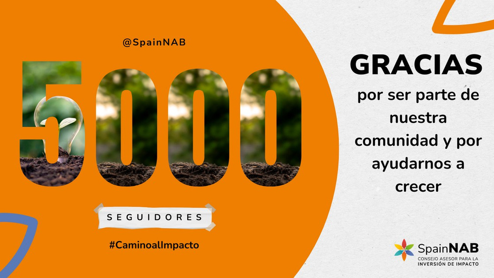 SpainNAB 5,000 LinkedIn followers celebration post
